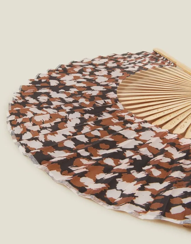 Accessorize Animal Print Foldable Fan