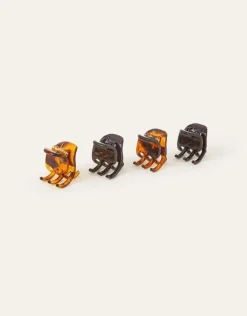 Accessorize Basic Claw Clips 4 Pack