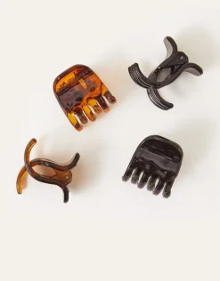 Accessorize Basic Claw Clips 4 Pack