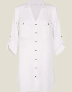 Accessorize Beach Shirt White