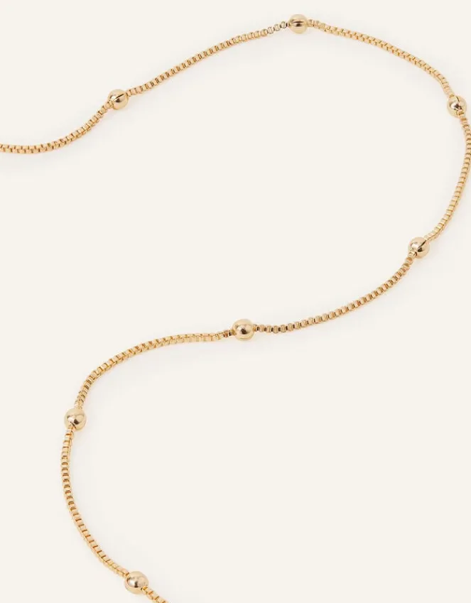 Accessorize Beaded Chain Necklace