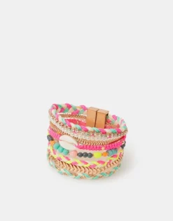 Accessorize Beaded Cuff Bracelet