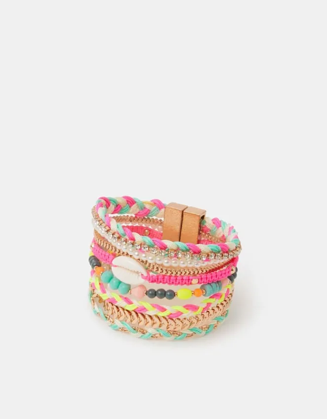 Accessorize Beaded Cuff Bracelet