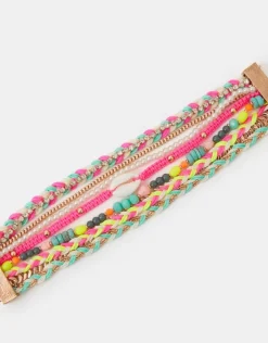 Accessorize Beaded Cuff Bracelet