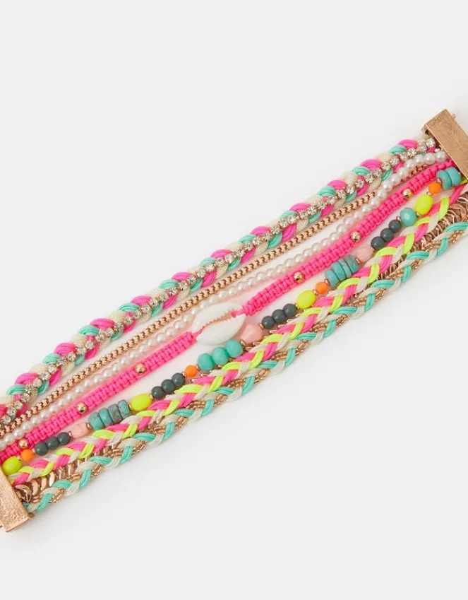Accessorize Beaded Cuff Bracelet