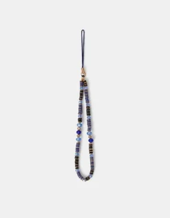 Accessorize Beaded Disc Phone Strap