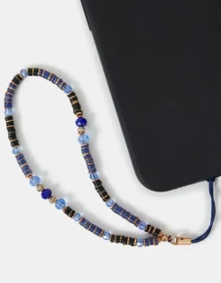 Accessorize Beaded Disc Phone Strap
