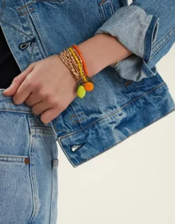 Accessorize Beaded Fruit Stretch Bracelets