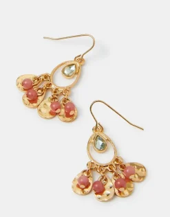 Accessorize Beaded Tassel Drop Earrings