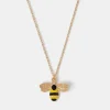 Accessorize Bee Pendant Necklace