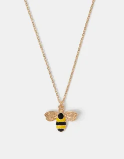Accessorize Bee Pendant Necklace