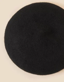 Accessorize Beret Hat in Pure Wool