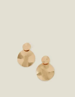 Accessorize Big Disc Short Drop Earrings