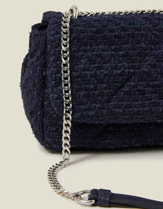 Accessorize Boucle Chain Shoulder Bag