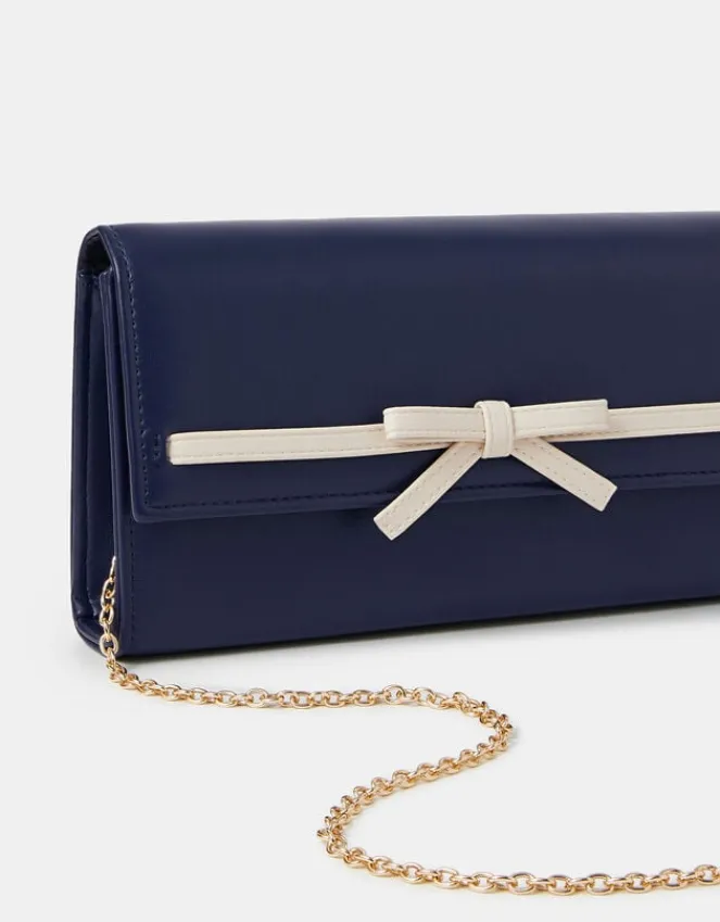 Accessorize Bow Clutch Bag