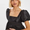 Accessorize Bow Satin Clutch Bag