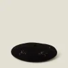 Accessorize Bow Stitch Wool Beret