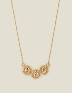 Accessorize Boxed Flower Pendant Necklace