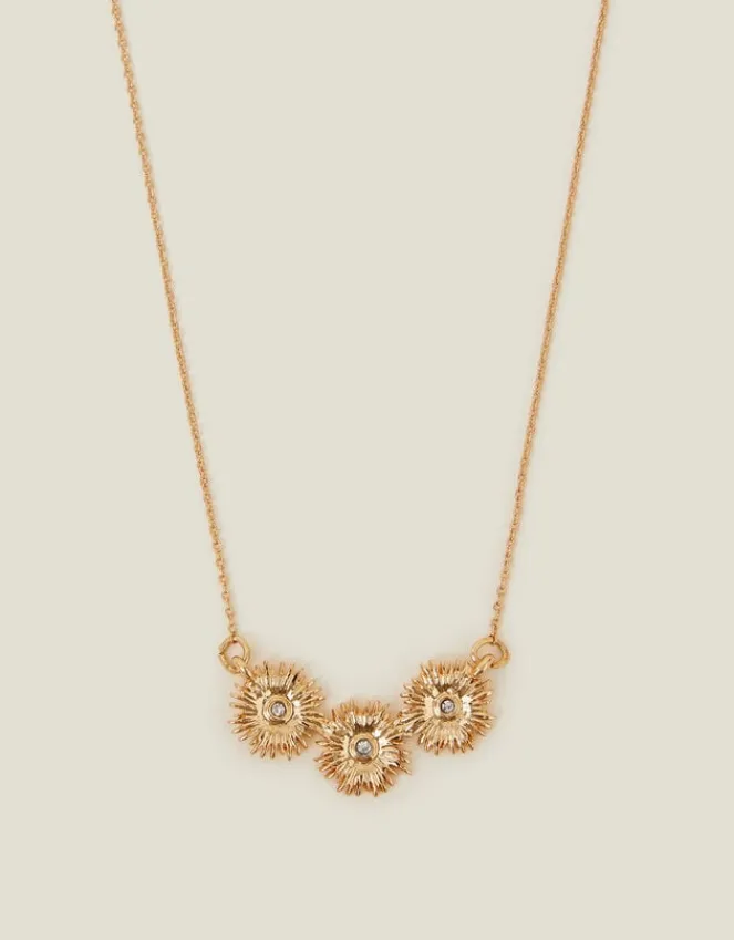 Accessorize Boxed Flower Pendant Necklace