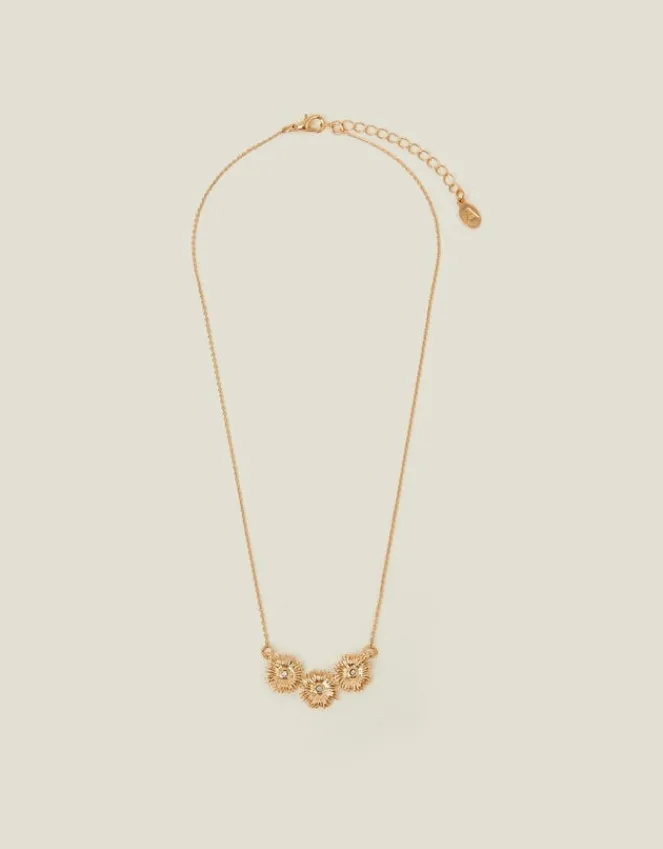 Accessorize Boxed Flower Pendant Necklace