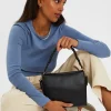 Accessorize Braid Strap Faux Leather Cross-Body Bag Black