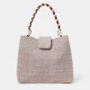 Accessorize Braid Strap Woven Shoulder Bag