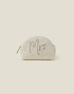 Accessorize Bridal Hand-Beaded Mrs Purse