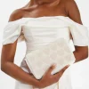 Accessorize Bridal Pearl Heart Clutch Bag