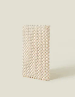 Accessorize Bridal Pearl Phone Bag