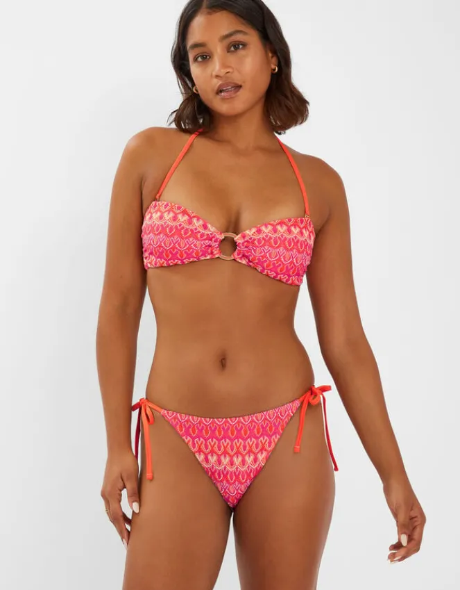 Accessorize Bright Crochet Bikini Bottoms Multi