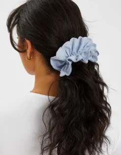 Accessorize Broderie Bow Hair Scrunchie