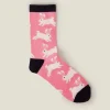 Accessorize Bunny Print Socks