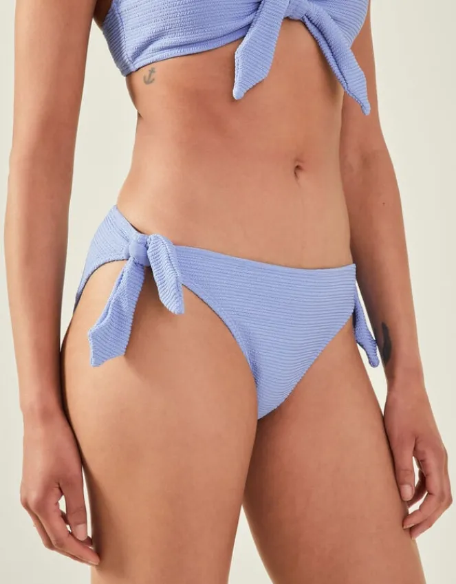 Accessorize Bunny Tie Bikini Briefs Blue