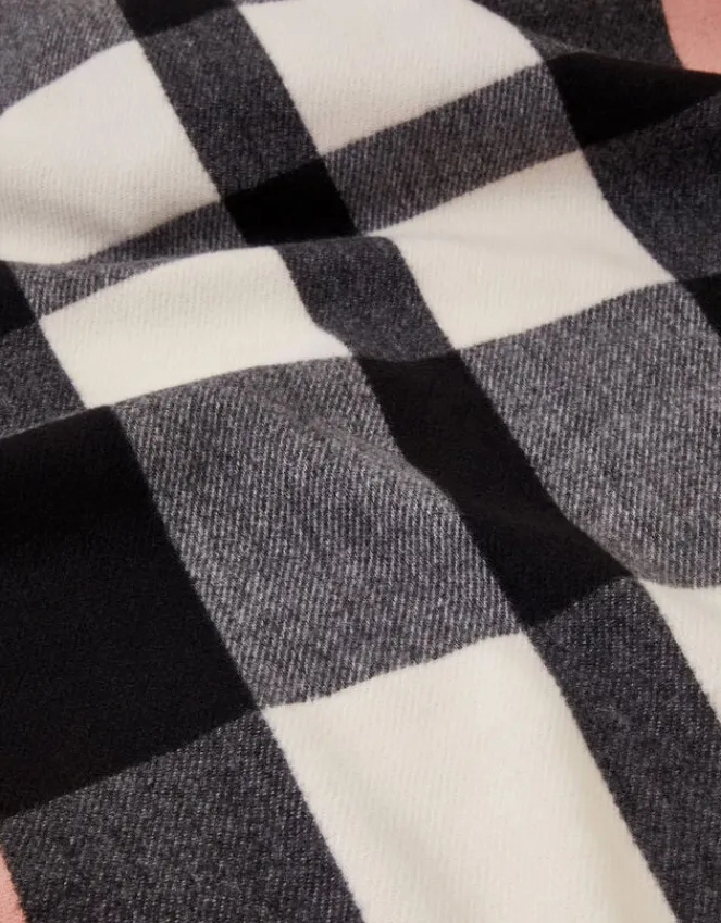 Accessorize Check Blanket Scarf Multi