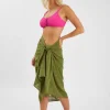 Accessorize Check Tassel Sarong