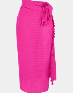 Accessorize Check Tassel Sarong