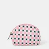 Accessorize Checkerboard Curved Make Up Bag