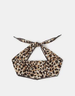 Accessorize Cheetah Print Neckerchief