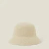Accessorize Chenille Bucket Hat Natural