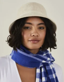 Accessorize Chenille Bucket Hat Natural