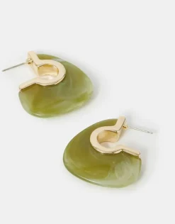 Accessorize Chunky Resin Hoop Earrings