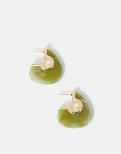 Accessorize Chunky Resin Hoop Earrings