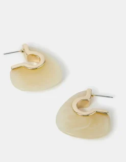 Accessorize Chunky Resin Hoop Earrings