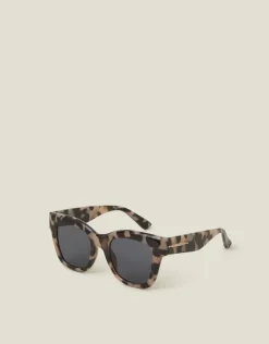 Accessorize Chunky Tort Square Sunglasses