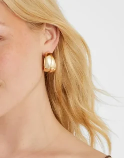 Accessorize Chunky Twist Hoop Earrings