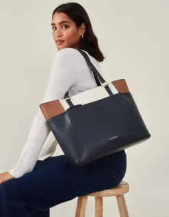 Accessorize Colour Block Tote Bag
