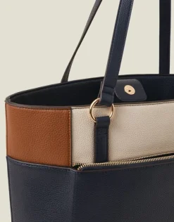 Accessorize Colour Block Tote Bag