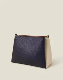 Accessorize Colour Block Triple Compartment Cross-Body Bag