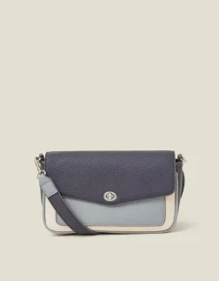 Accessorize Colourblock Faux Leather Crossbody Bag