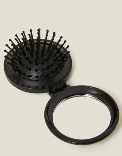 Accessorize Compact Mirror and Hairbrush